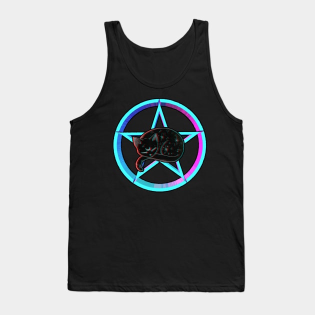 Purrfectly Mystic Tank Top by Cipher_Obscure